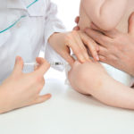 Child receiving Pertussis vaccine